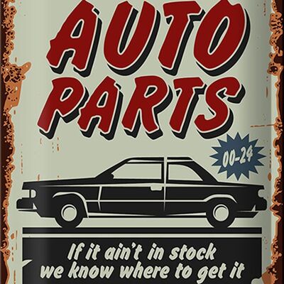 Metal sign retro 20x30cm Auto Parts Service