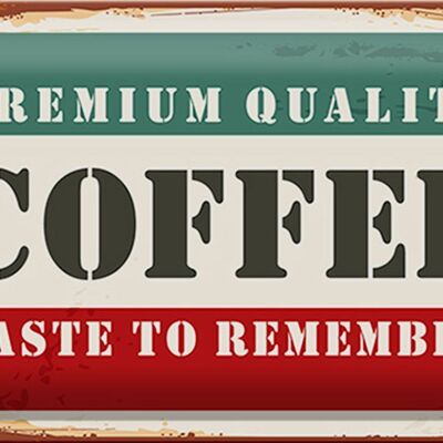 Tin Sign Retro 30x20cm Premium Quality Coffee