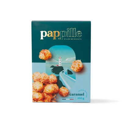 Pap et Pille Caramel Sweet Biscuit Balls 100 g