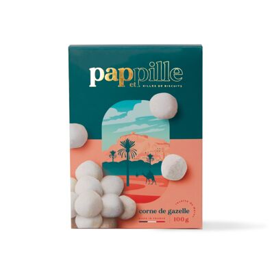 Billes de Biscuits Sucrés Pap et Pille Corne de Gazelle 100 g