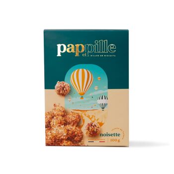 Billes de Biscuits Sucrés Pap et Pille Noisette 100 g 1