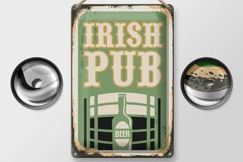 Panneau en étain rétro 20x30cm, bière de Pub irlandais, bière 2