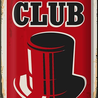 Tin sign retro 20x30cm Gentlemen`s Club men