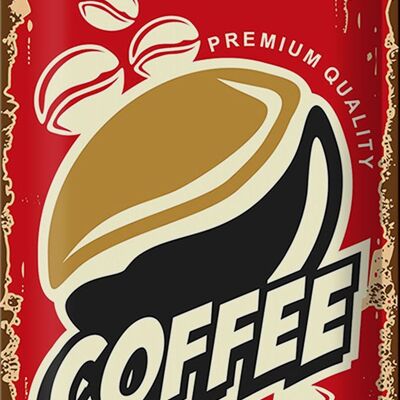 Blechschild Retro 20x30cm Kaffee Premium Quality Coffee