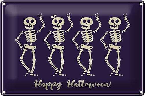 Blechschild Halloween 30x20cm Happy Halloween Fest