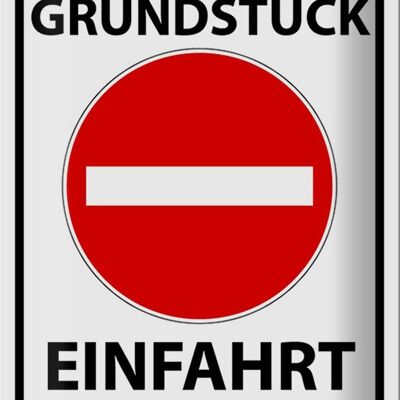 Blechschild Halteverbot 20x30cm Privat Einfahrt verboten