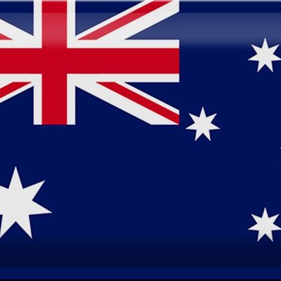 Metal sign flag Australia 30x20cm Flag of Australia