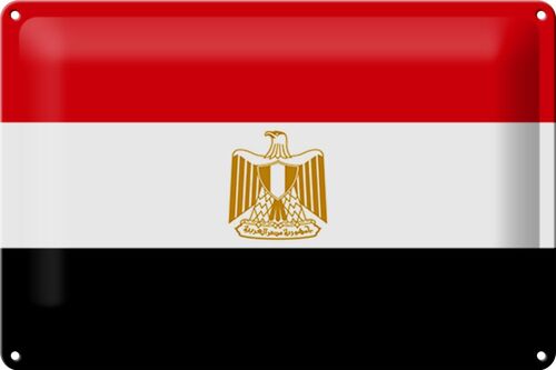 Blechschild Flagge Ägypten 30x20cm Flag of Egypt