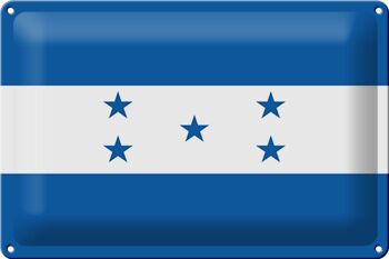 Drapeau en étain du Honduras, 30x20cm, drapeau du Honduras 1