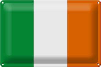 Signe en étain drapeau Irlande 30x20cm drapeau de l'irlande 1