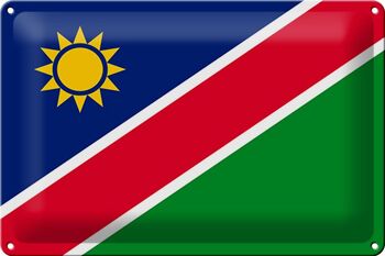 Drapeau en étain de la Namibie, 30x20cm, drapeau de la Namibie 1
