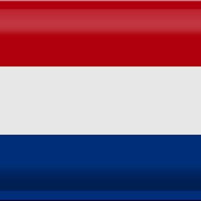 Blechschild Flagge Niederlande 30x20cm Flag of Netherlands