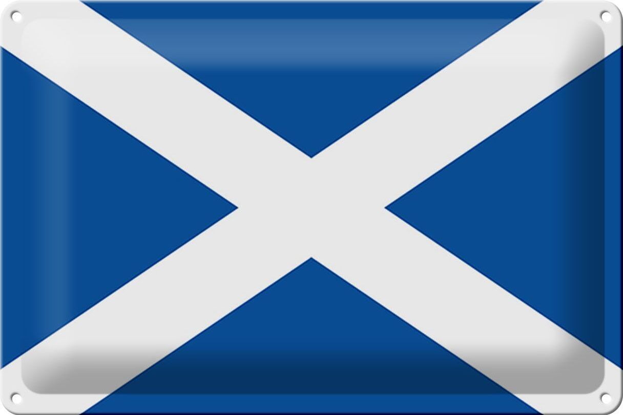 Blechschild Flagge Schottland 30x20cm Flag of Scotland