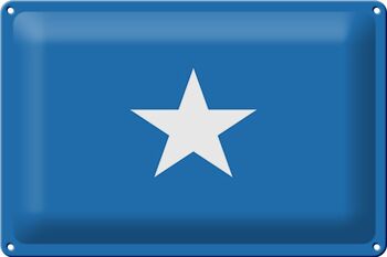 Signe en étain drapeau de la Somalie 30x20cm drapeau de la Somalie 1