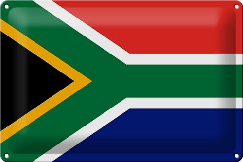 Blechschild Flagge Südafrika 30x20cm Flag of South Africa