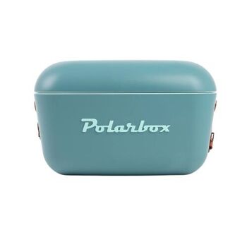 Polarbox Printemps/Été Pique-nique, Camping, BBQ Rétro Glacière 12L - Bleu Classique 2