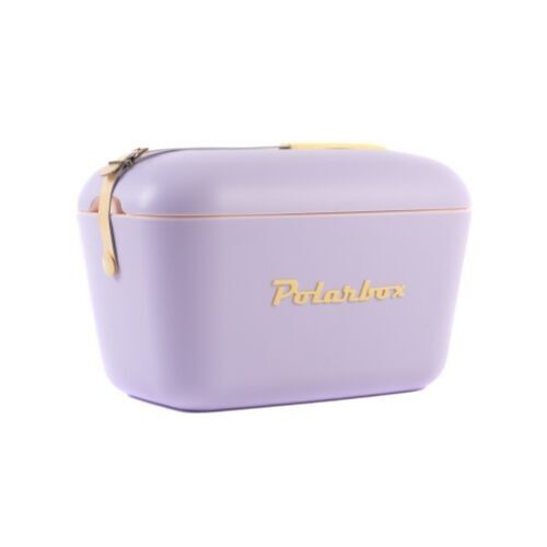 Polarbox Spring/Summer Picnic, Camping, BBQ Retro 20L Cool Box - Lilac Pop