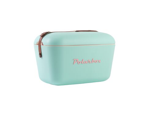 Polarbox Retro 20L Coolbox - Cyan Classic