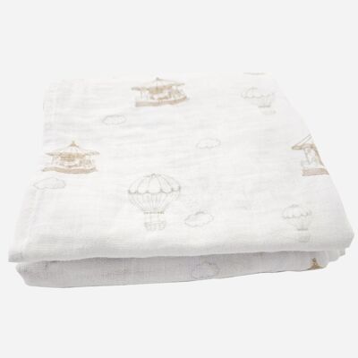 Baby Carousel Feeding Blanket