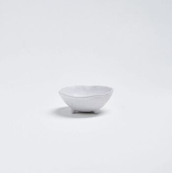 Mini bol à pieds blanc Nature Shape - Ensemble de 4 pièces 1