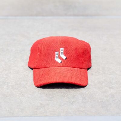 Matt Sock Baseball Cap Red - One Size