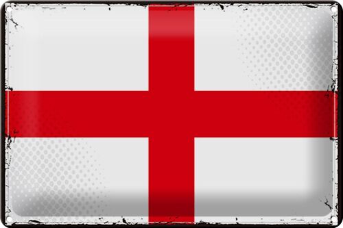 Blechschild Flagge England 30x20cm Retro Flag of England