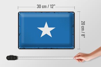 Drapeau en étain de la Somalie, 30x20cm, drapeau rétro de la Somalie 4