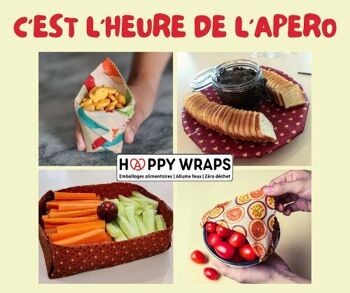 Beewrap 🇫🇷 Taille S : emballage alimentaire réutilisable 5