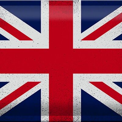 Blechschild Flagge Union Jack 30x20cm United Kingdom Vintag