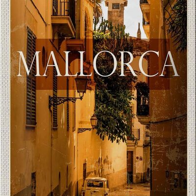 Blechschild Reise 20x30cm Mallorca Spain Altstadt Palmas