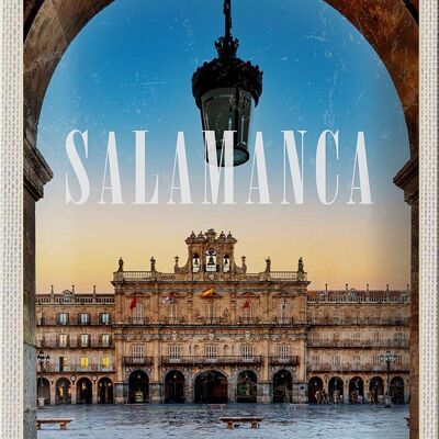 Blechschild Reise 20x30cm Salamanca Spain Architektur