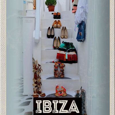 Blechschild Reise 20x30cm Ibiza Spain Urlaub Meer