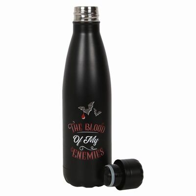 SANGRE DE MIS ENEMIGOS - Botella de agua de metal