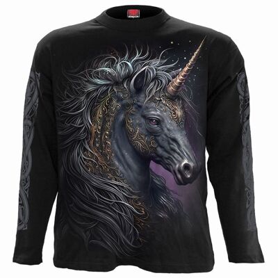 UNICORNIO CELTA - Camiseta de manga larga negra