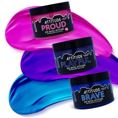 COTTON CANDY TRIO - Tintura per capelli Attitude - Trio