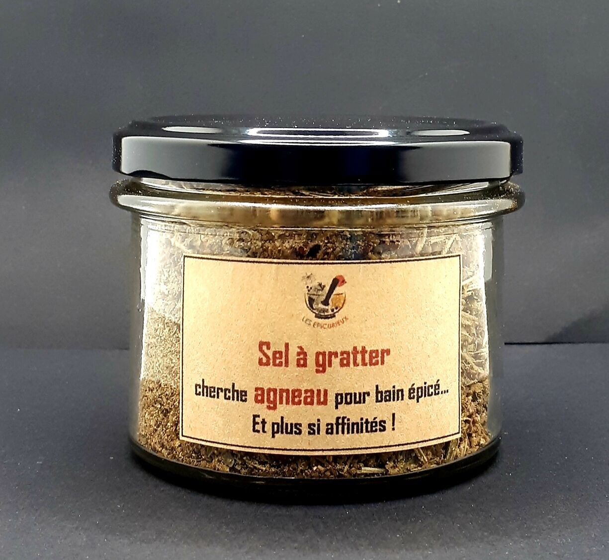 Sale raschiante d'agnello