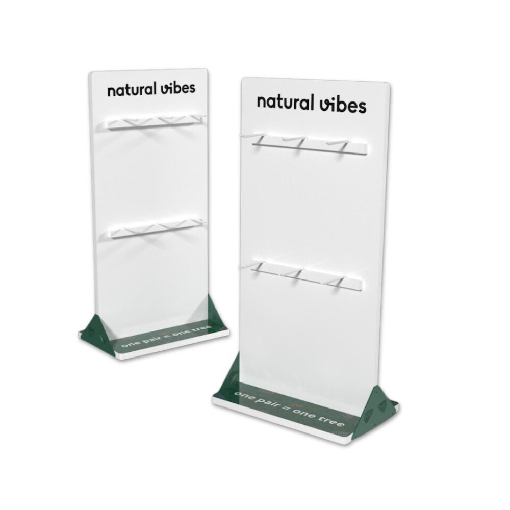 Preordine: espositore per calzini - supporto da tavolo, espositore da tavolo, supporto per calzini, POS - GRATIS quando acquisti 100 paia