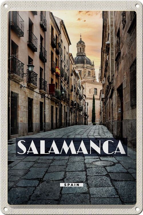 Blechschild Reise 20x30cm Salamanca Spain Architektur Tourismus