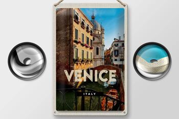 Plaque en tôle voyage 20x30cm Architecture Venise Iraly 2