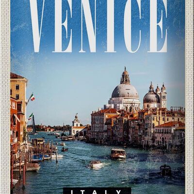 Blechschild Reise 20x30cm Venice Italy Kathedrale