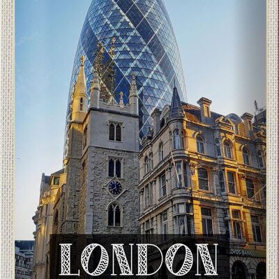 Cartel de chapa Travel 20x30cm Londres Reino Unido Arquitectura