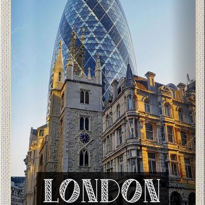 Blechschild Reise 20x30cm London United Kingdom Architektur