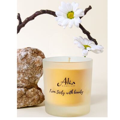 NATURAL MANDARIN&VANILLA CANDLE ALIA HOME CARE