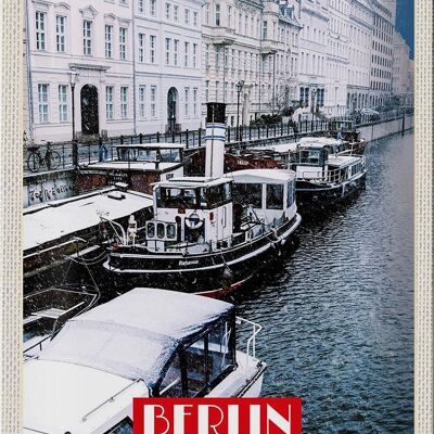 Blechschild Reise 20x30cm Berlin Deutschland BRD Bild