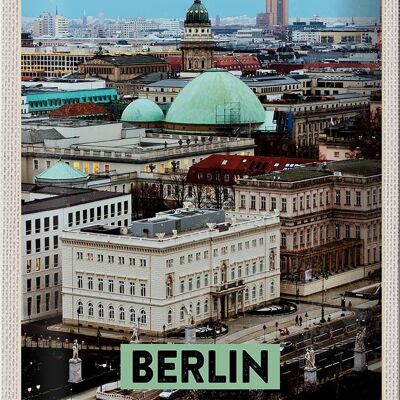 Blechschild Reise 20x30cm Berlin Deutschland Aussicht Berlin