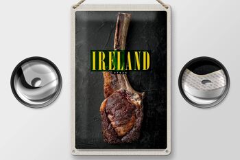 Panneau de voyage en étain, 20x30cm, irlande, irlandais, Anbus Tomahawk Steak 2
