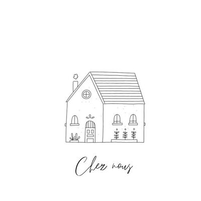 Cartolina minimalista - Chez Nous