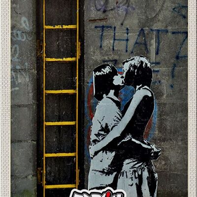 Cartel de chapa Travel 20x30cm Berlín Art Graffiti Street Art