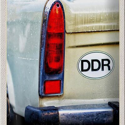 Tin sign travel 20x30cm Berlin DDR symbol vehicle war