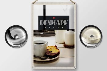 Signe en étain voyage 20x30cm, danemark café marbre gâteau appartement 2